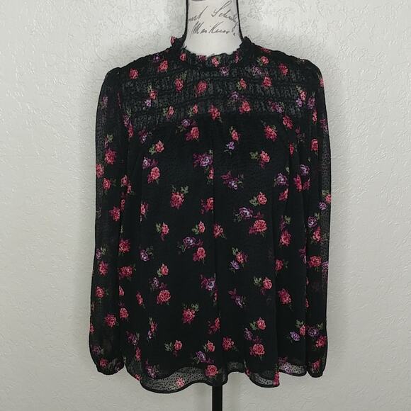 Banana Republic Floral Top Size S - Picture 1 of 7